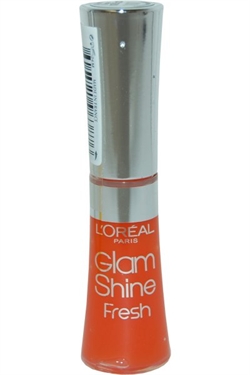 L Oreal Glam Shine Fresh LipGloss 6 ml Aqua Mandarin 
