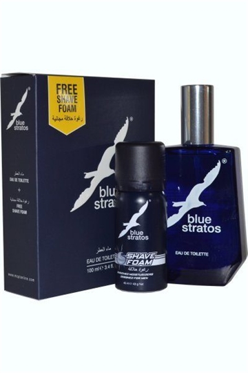 Parfums Bleu Blue Stratos EdT 100 ml og Shave Foam 45ml 